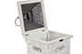 DKD Home Decor Farola Árabe Etnica Set de 2 Cristal Blanco 26 x 66 x 26 cm