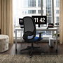 PIQUERAS Y CRESPO Silla de oficina Cilanco Azul cielo con mecanismo Sincro/Traslack