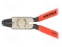 KNIPEX Alicates para anillos elásticos internos angulares 12-25mm