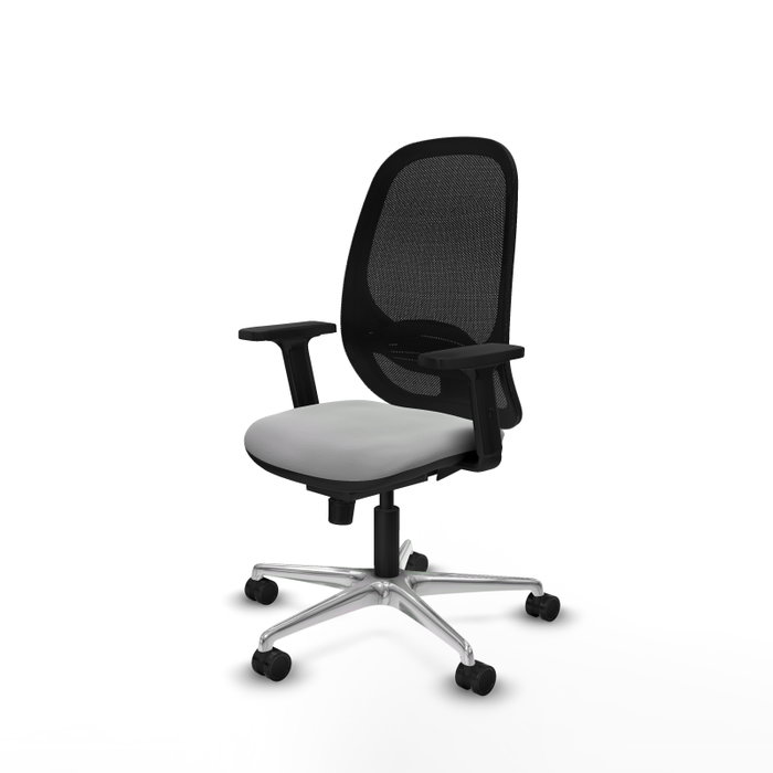 PIQUERAS Y CRESPO Silla de oficina Cilanco Gris claro con malla Negra PIQUERAS Y CRESPO Silla de oficina Cilanco Gris claro con malla Negra