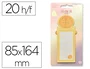 Imaginovo Bloc Notas Adhesivas León 20 Hojas 85x164 mm