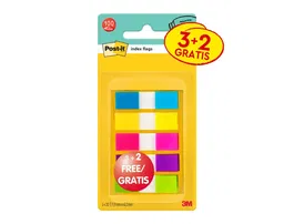 Banderitas Adhesivas Post-It 683-5Cbp 11.9X43.2Mm Pack De 5 Colores