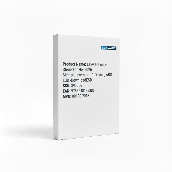Lexware neue Steuerkanzlei 2026 Mehrplatzversion - 1 Device, ABO - ESD - Download Lexware neue Steuerkanzlei 2026 Mehrplatzversion - 1 Device, ABO - ESD - Download