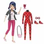 Bandai Miraculous Ladybug Muñeca de Moda 26 cm con Dos Conjuntos