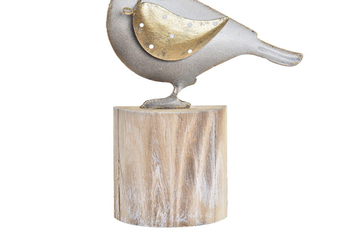 DKD Home Decor Figura de Pájaro en Metal Surtida de 2 Modelos DKD Home Decor Figura de Pájaro en Metal Surtida de 2 Modelos