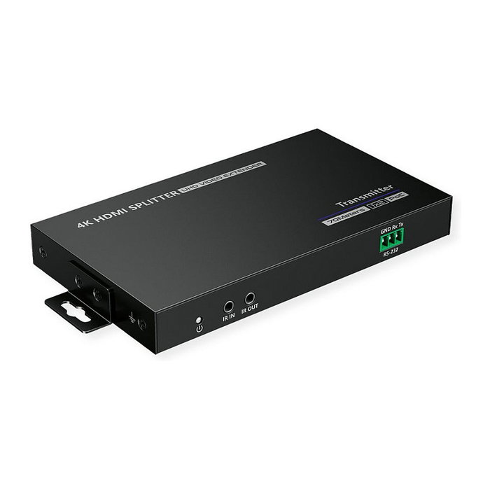 VALUE HDMI Splitter 3fach 14.99.3464 con Extensión por TP hasta 40 m, Versión HDMI 1.4, Transmisor y Receptor de Señales AV