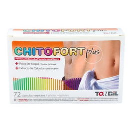 Lineabel Chitofort Plus 72 Cápsulas Suplemento Chitosán Control de Peso