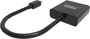 Vision TC-MDPVGA/BL Adaptador Mini DisplayPort a VGA, Resolución Máxima 1920x1080, Negro