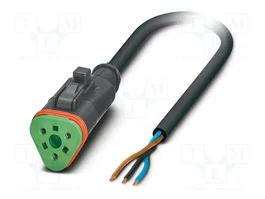 PHOENIX CONTACT SAC-3P-10,0-PUR/DTFS Cable para sensores de 10m