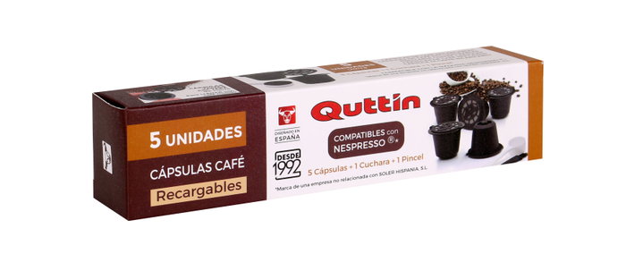 Quttin Set de 5 Cápsulas de Café con Accesorios