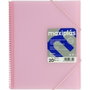 Grafoplás MaxiPlás Carpeta con Fundas Espiral A4 20 Fundas Rosa Soft