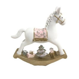 DKD Home Decor Figura de Resina Caballo Surtido de 2 Unidades