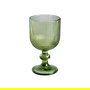 Copa Verde Cristal Decoración 8 X 8 X 14,30 cm (Set de 6)