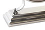 DKD Home Decor Reloj de Sobremesa de Aluminio Niquelado