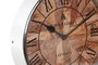 DKD Home Decor Reloj de Sobremesa de Aluminio Niquelado