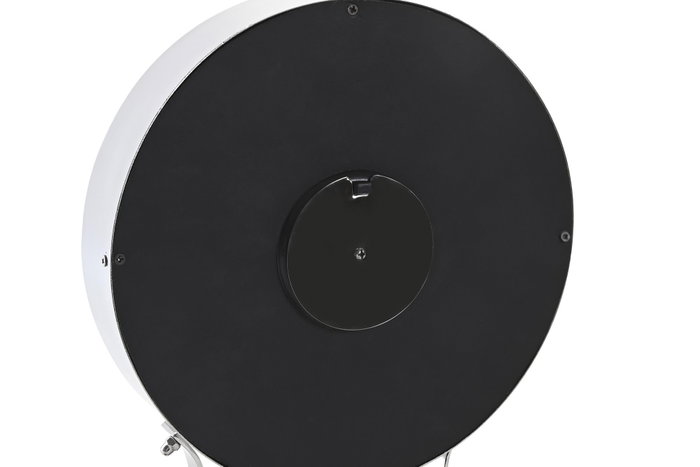 DKD Home Decor Reloj de Sobremesa de Aluminio Niquelado