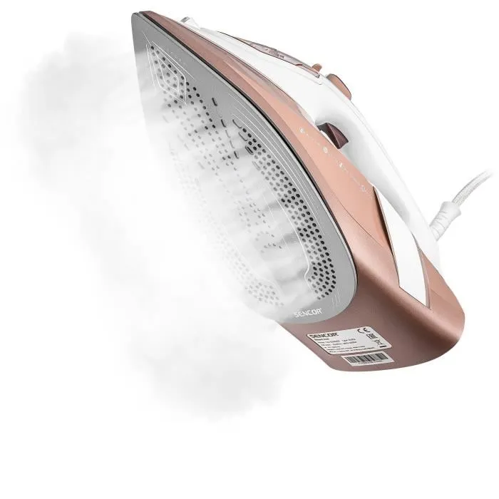 Plancha de vapor - SENCOR - SSI 8300RS - 3200 W - 350 ml - 45 g/min - Blanco / Rosa Plancha de vapor - SENCOR - SSI 8300RS - 3200 W - 350 ml - 45 g/min - Blanco / Rosa