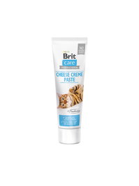 Brit Pasta Funcional Queso Crema Gato Adulto 100g Prebióticos Cúrcuma Papaya Piña