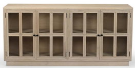 DKD Home Decor Buffet Mango Cristal Natural 170x41x81