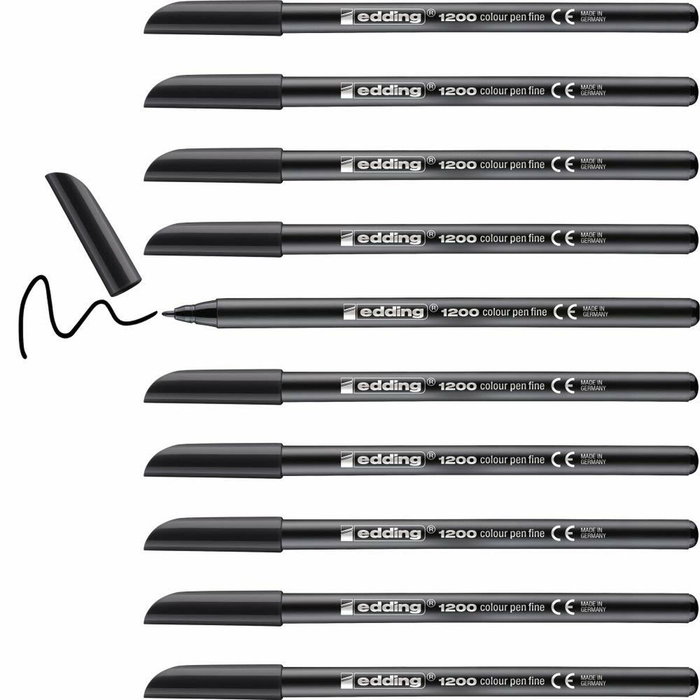 Edding Rotulador 1200 Negro Punta 1 mm