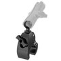 RAM Mounts RAM Tough-Claw Small Clamp Base con Bola para Carriles y Barras de 0.625" a 1.5"