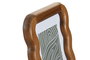 DKD Home Decor Marco Foto 10X15 Urban Marron Acacia Cristal 4 Unidades 13 x 1.5 x 18 cm