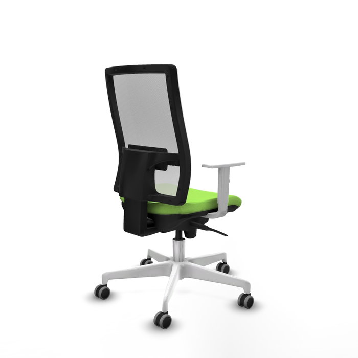 PIQUERAS Y CRESPO Silla de oficina Horna con mecanismo Sincro, color Pistacho y Blanco PIQUERAS Y CRESPO Silla de oficina Horna con mecanismo Sincro, color Pistacho y Blanco