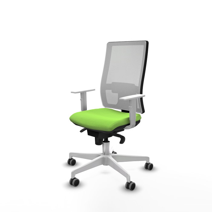 PIQUERAS Y CRESPO Silla de oficina Horna con mecanismo Sincro, color Pistacho y Blanco PIQUERAS Y CRESPO Silla de oficina Horna con mecanismo Sincro, color Pistacho y Blanco