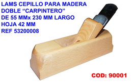 LAMS Cepillo para Madera Doble 55x230 mm
