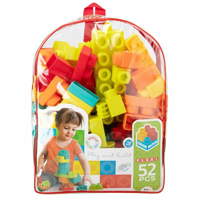 Color Baby Bolsa Construcción Color Blocks 52 Piezas Color Baby Bolsa Construcción Color Blocks 52 Piezas