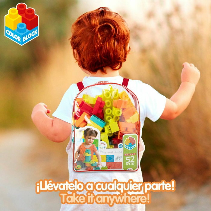 Color Baby Bolsa Construcción Color Blocks 52 Piezas Color Baby Bolsa Construcción Color Blocks 52 Piezas