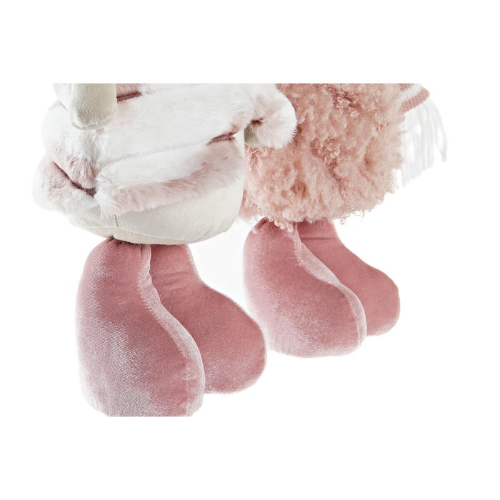 DKD Home Decor Figura de Ratón en Poliéster, Pack de 2, Rosa DKD Home Decor Figura de Ratón en Poliéster, Pack de 2, Rosa