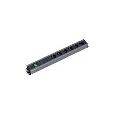 Bachmann 300.012 Regleta de alimentación con 6 salidas AC y cable de 2 m