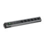 Bachmann 300.012 Regleta de alimentación con 6 salidas AC y cable de 2 m