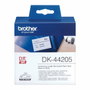 Brother DK-44205 Cinta Continua de Papel Térmico Removible Blanco 62mm x 30,48m