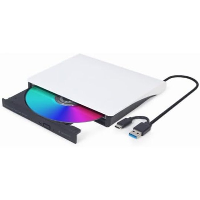 Gembird DVD-USB-031-BW Unidad de disco óptico DVD±RW Negro