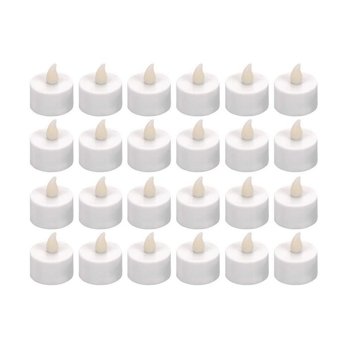 Ambiance Set de 24 velas LED efecto fuego real ø4 cm Ambiance Set de 24 velas LED efecto fuego real ø4 cm