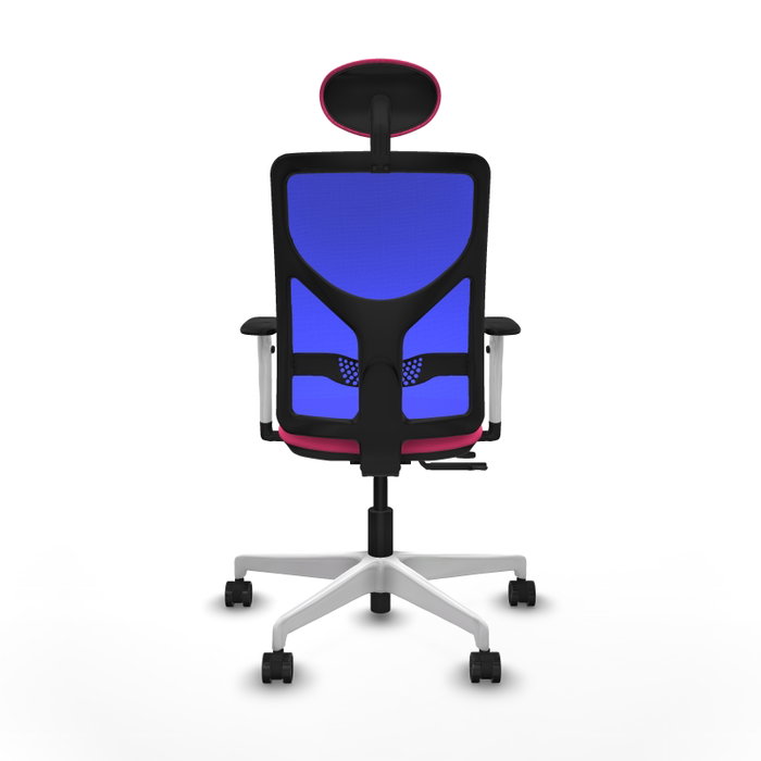 PIQUERAS Y CRESPO Silla de oficina Motilla Rosa y Azul con mecanismo Sincro/Traslack PIQUERAS Y CRESPO Silla de oficina Motilla Rosa y Azul con mecanismo Sincro/Traslack
