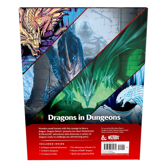 Dungeons & Dragons RPG Dragon Delves: An Adventure Anthology Inglés