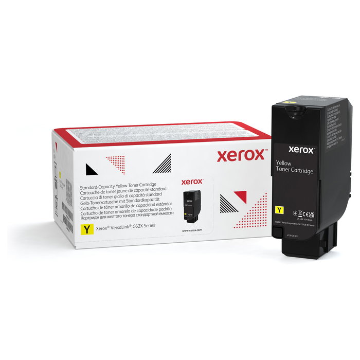 Xerox Cartucho de tóner amarillo 006R04619 para VersaLink C620/C625 Xerox Cartucho de tóner amarillo 006R04619 para VersaLink C620/C625