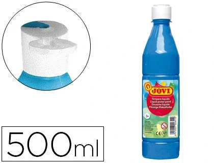 Jovi Témpera Líquida School Azul Cyan 500 ml