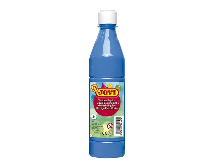 Jovi Témpera Líquida School Azul Cyan 500 ml