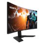GIGABYTE GS34WQC 34" Monitor de juegos curvo WQHD - 3440 x 1440 (WQHD), 300Hz, 1ms, 250 cd/m², FreeSync Premium, preparado para HDR, HDMI 2.0, DisplayPort 1.4