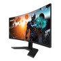 GIGABYTE GS34WQC 34" Monitor de juegos curvo WQHD - 3440 x 1440 (WQHD), 300Hz, 1ms, 250 cd/m², FreeSync Premium, preparado para HDR, HDMI 2.0, DisplayPort 1.4