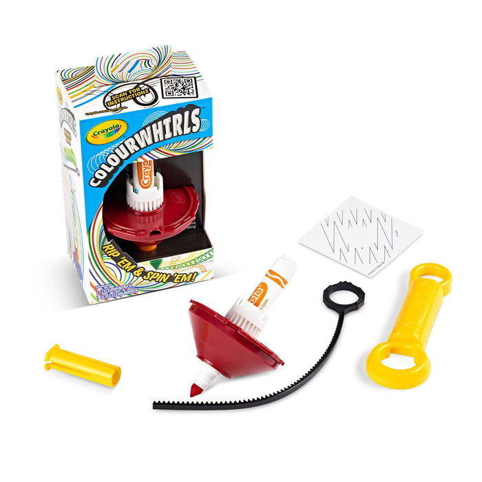 Crayola 74-7649 Colourwhirls Pinta Peonzas Surtidas