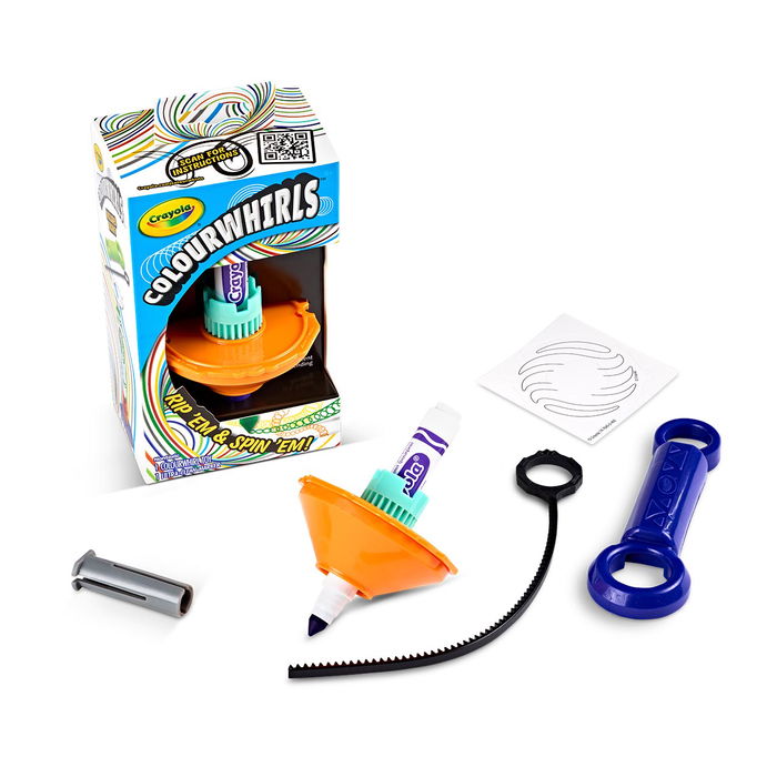 Crayola 74-7649 Colourwhirls Pinta Peonzas Surtidas