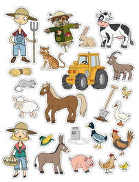 Gomets Apli Tematicos Bolsa 3H Removibles La Granja 69 Uds. (11431) (Set de 5)