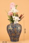 Aberto Design Maceta Decorativa YL744 Cerámica Pintada a Mano 16x19 cm Ideal para Interiores