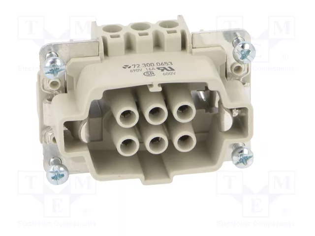 WIELAND Conector HDC Hembra Tamaño 6 de 6 Pines