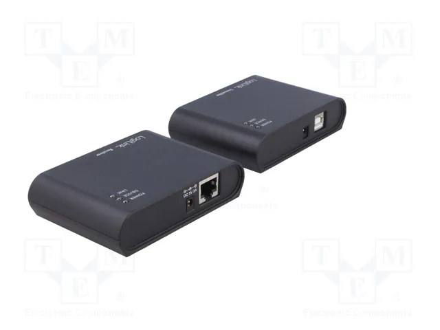 LogiLink UA0230 Extensor USB 2.0 con Hub de 4 puertos, 50 m, Negro LogiLink UA0230 Extensor USB 2.0 con Hub de 4 puertos, 50 m, Negro